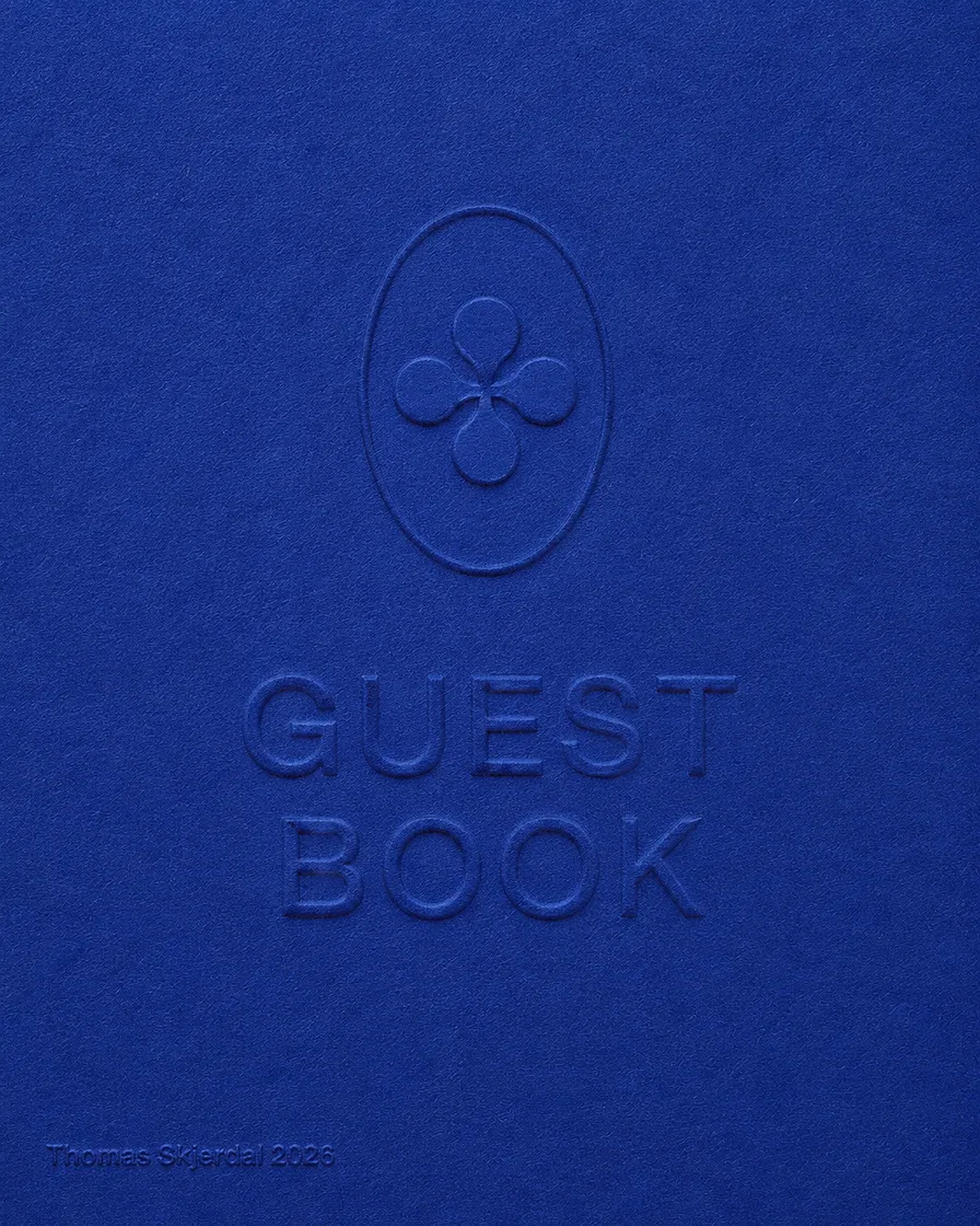Guest book cover